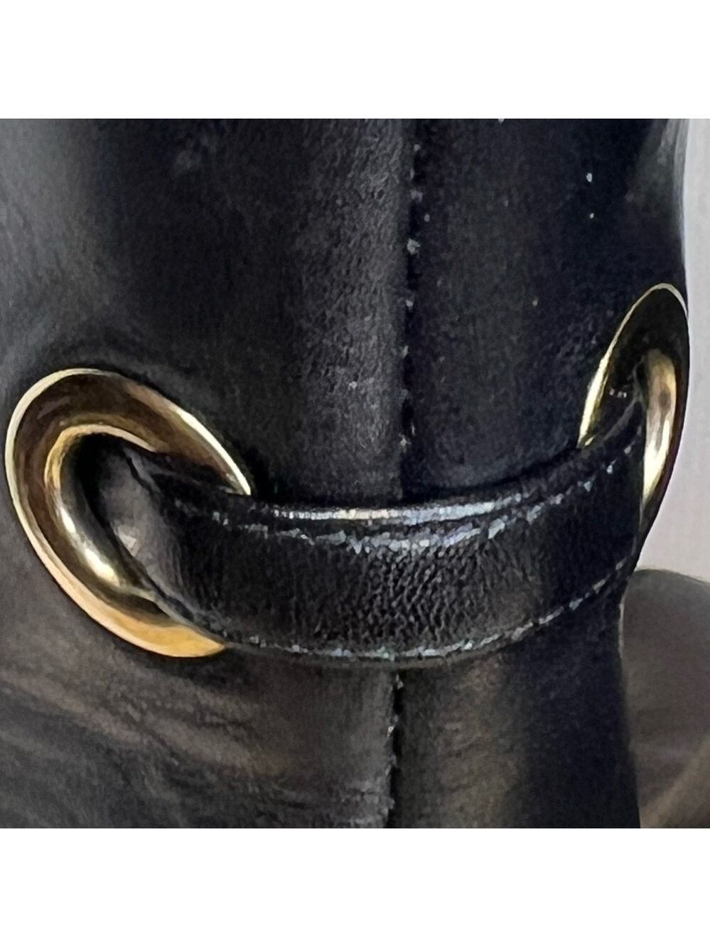❤️ LOUIS VUITTON🌷HOST PICK🌷LEATHER ANKLE BOOTS BLACK 6.5 (36.5) - Picture 10 of 16